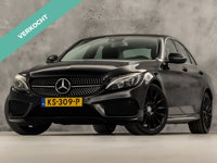 Mercedes-Benz C-Klasse - 180 Sport 156Pk Automaat (NAVIGATIE, DIAMOND GRILL, LEDER, STOELVERWARMING, ELEK SPORTSTOELEN, CRUISE, PARKEERSENSOREN, NIEUWSTAAT)