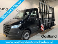 Mercedes-Benz Sprinter - 317 CDI L3 RWD Automaat Open Laadbak met Glasresteel / Euro 6 / Trekhaak 3500 KG / Airco / Cruise Control / Camera / Navigatie / 34.000 KM !!