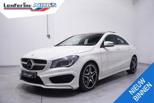 Mercedes-Benz CLA - 200 Ambition 2e eigen. NAP AMG-pakket LED-verlichting bestuurdersstoel electr.verstelbaar met memory schakelflippers a/h stuur 18"-lmv PDC v+a stoelverwarming panodak lederen-bekleding navigatie