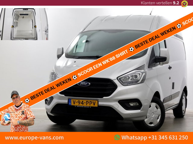 Ford Transit Custom - 2.0 TDCI L1H2 Trend Koelwagen Stahoogte 12V Dag + 230V Nachtkoeling 01-2019