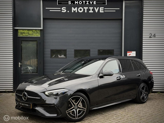 Mercedes-Benz C-Klasse - Estate 300 e AMG Pano Burmester 3D Trekhaak, Memory
