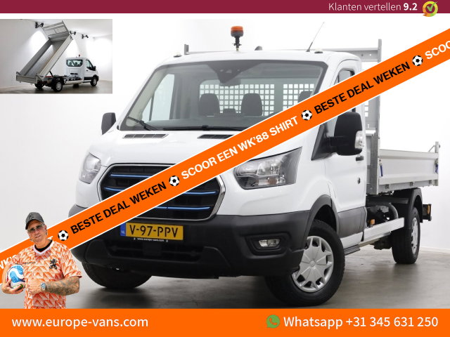Ford E-Transit - 350 68 kWh Trend WLTP Range 317km 100% Electrisch Kipper SOH 98,7% 11-2023