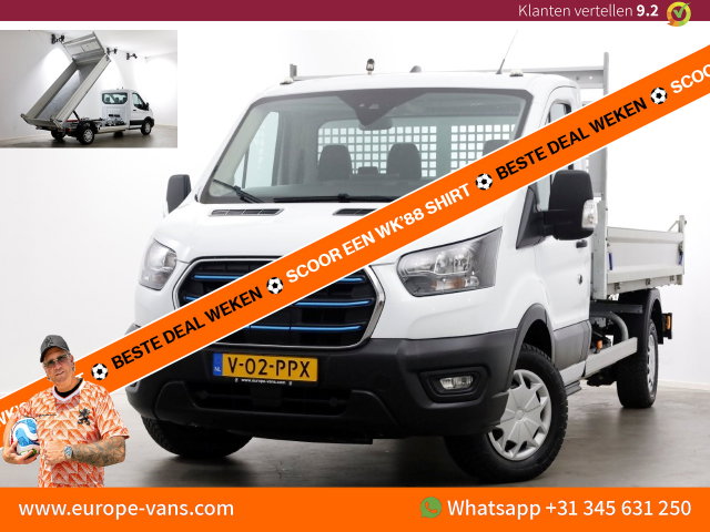 Ford E-Transit - 350 68 kWh Trend WLTP Range 317km 100% Electrisch Kipper SOH 98% 12-2023
