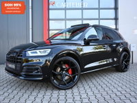 Audi Q5 - 55 TFSI e S-Line Quattro Competition Black Edition | Luchtvering | Pano | B&O | 22'' | SOH 95% | Ambilight+ | Matrix Led | Camera | Head-Up | Electic Seats | Memory | Trekhaak | Blind Spot | ACC | Lane Assist | Virtual Cockpit | Carplay
