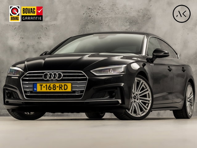 Audi A5 - Sportback 40 TFSI S-Line Sport 190Pk Automaat (2X S-LINE, VIRTUAL COCKPIT, APPLE CARPLAY, GROOT NAVI, 360 CAMERA, STOELVERWARMING, SPORTSTOELEN, GETINT GLAS, ADAPTIVE CRUISE, NIEUWSTAAT)