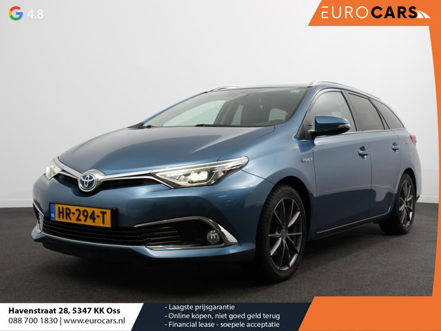 Toyota Auris - Touring Sports 1.8 Automaat Hybrid Lease Exclusive Leder Trekhaak Camera Navigatie Lichtmetalen Velgen Climate Control Cruise Control Extra Getint Glas