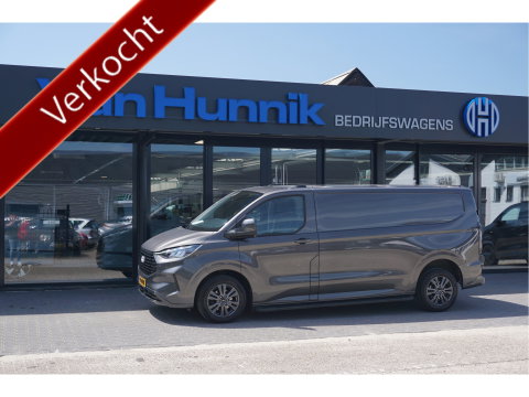 Ford Transit Custom 300L 170PK Aut. Limited BPM VRIJ!! 13" Navi, Adap. Cruise, Leder, Trekhaak, 17" LM, LED!! NR.