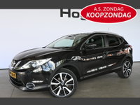 Nissan QASHQAI - 1.2 Tekna Clima Navigatie Panoramadak Camera Leder Goed Onderhouden! Inruil Mogelijk!