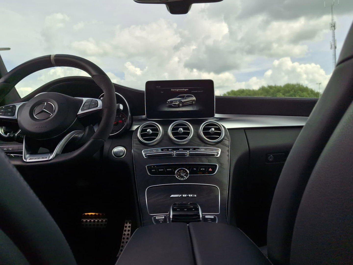 Mercedes-Benz C-Klasse Estate AMG 63 S PANO | 510PK | SELENIETGRIJS | HUD | ADAPTIVE CRUISE | C63 | C63S