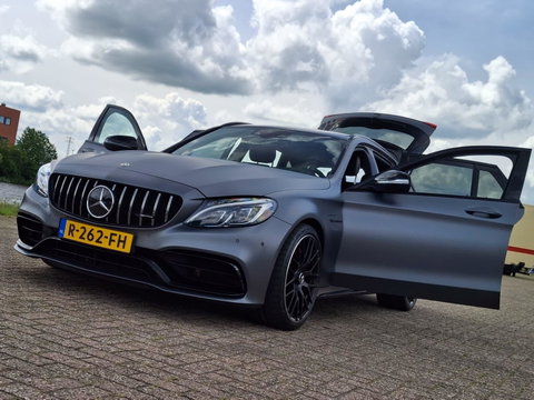 Mercedes-Benz C-Klasse Estate AMG 63 S PANO | 510PK | SELENIETGRIJS | HUD | ADAPTIVE CRUISE | C63 | C63S