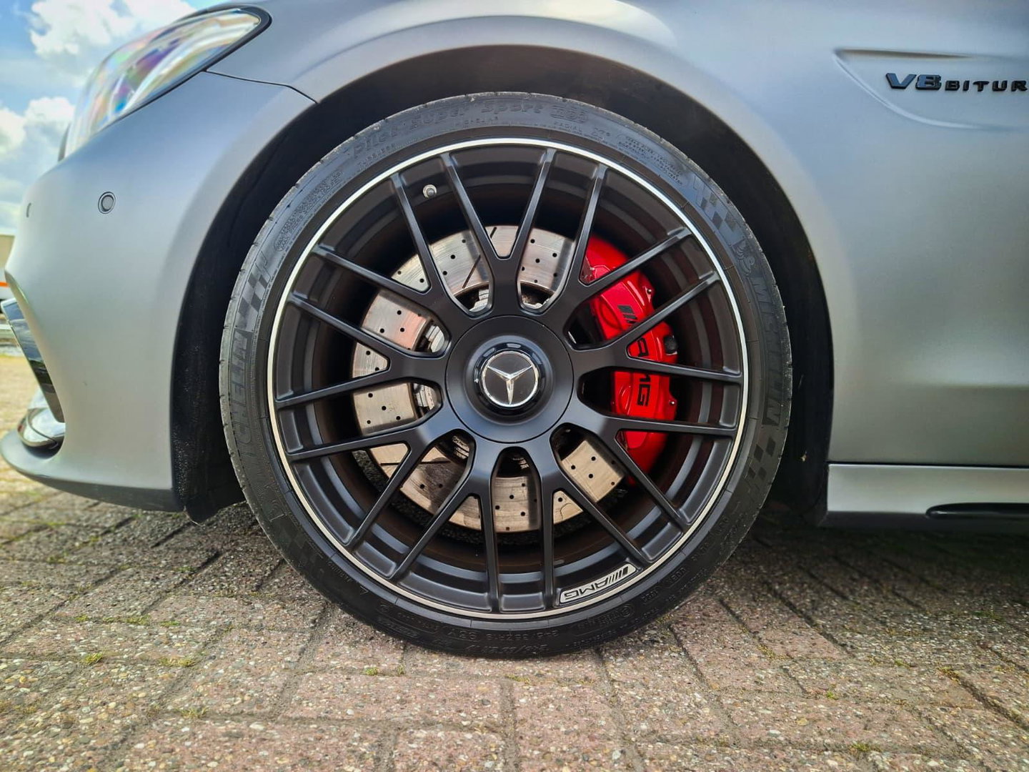 Mercedes-Benz C-Klasse Estate AMG 63 S PANO | 510PK | SELENIETGRIJS | HUD | ADAPTIVE CRUISE | C63 | C63S