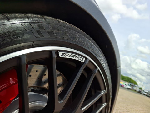 Mercedes-Benz C-Klasse Estate AMG 63 S PANO | 510PK | SELENIETGRIJS | HUD | ADAPTIVE CRUISE | C63 | C63S