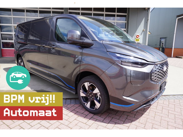 Ford E-Transit - Cust. L2H1 Sport 218PK Automaat Schuifdeur links en rechts Climat. | adap.cruise | Navi | B&O |  360 camera | 19"Lm velgen