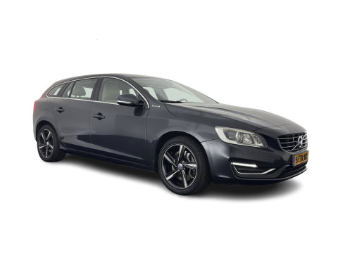 Volvo V60 2.4 D6 AWD Plug-In Hybrid Summum Aut. *LEATHER | XENON | MEMORY-PACK | HEATED-COMFORTSEATS | NAVI-FULLMAP | ECC | PDC | CRUISE | 17''ALU*