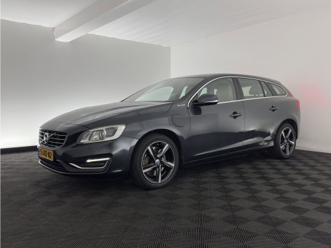 Volvo V60 2.4 D6 AWD Plug-In Hybrid Summum Aut. *LEATHER | XENON | MEMORY-PACK | HEATED-COMFORTSEATS | NAVI-FULLMAP | ECC | PDC | CRUISE | 17''ALU*
