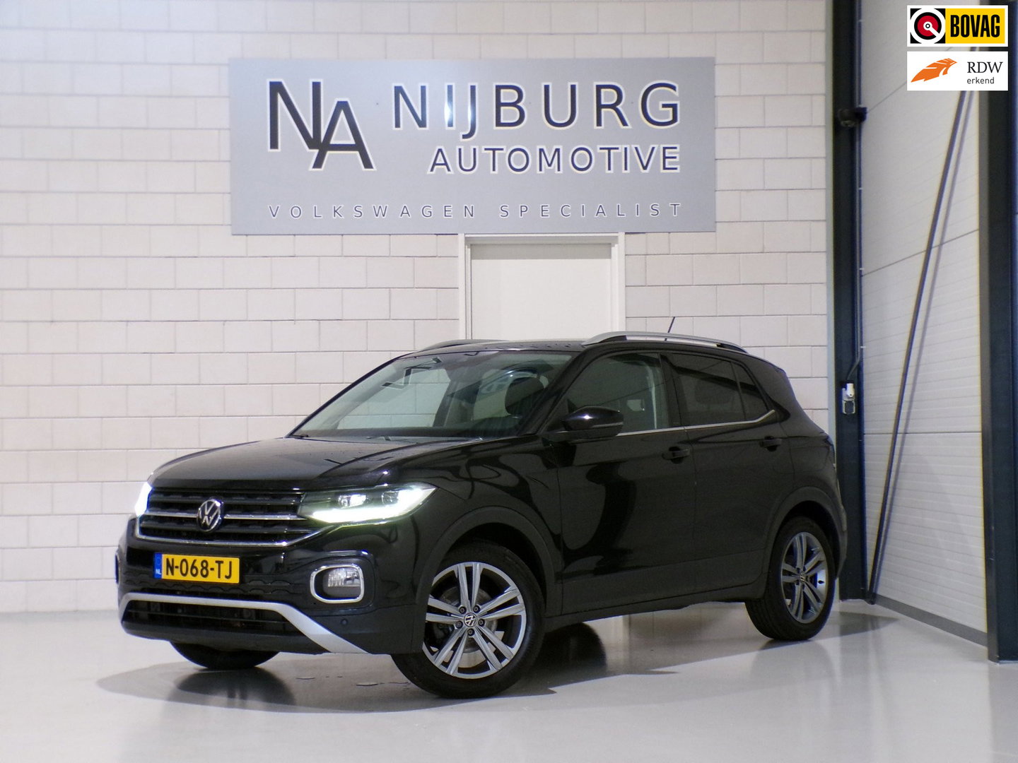 Volkswagen T-Cross 1.0 TSI Style "Automaat" Full-LED Apple-carplay Stoelverwarming Virtual Parkeersensoren Adaptive-cruise Navi