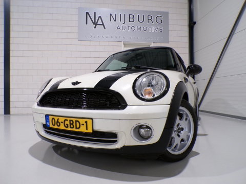 MINI 1.6 Cooper Chili "Origineel NL!" Black Edition Airco Leer 16"Velgen Elektrische ramen I Nationale Auto Pas