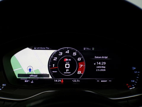 Audi S5 Sportback 3.0 TFSI Quattro Pro Line Plus RS-Stoelen Trekhaak Carplay Stoelverwarming Massage-Stoel 20"Velgen Leer Virtual