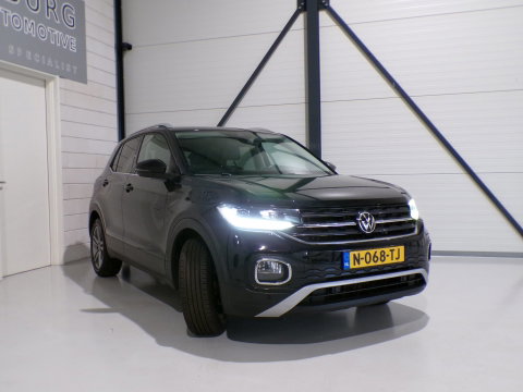 Volkswagen T-Cross 1.0 TSI Style "Automaat" Full-LED Apple-carplay Stoelverwarming Virtual Parkeersensoren Adaptive-cruise Navi