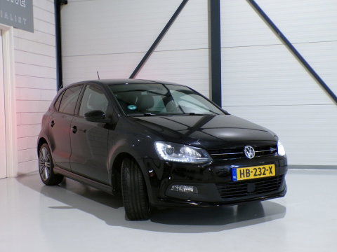 Volkswagen Polo 1.4 TSI BlueGT "Origineel NL!" Automaat! Apple-carplay Stoelverwarming Xenon-LED Camera Adaptive-cruise Sport-ond.