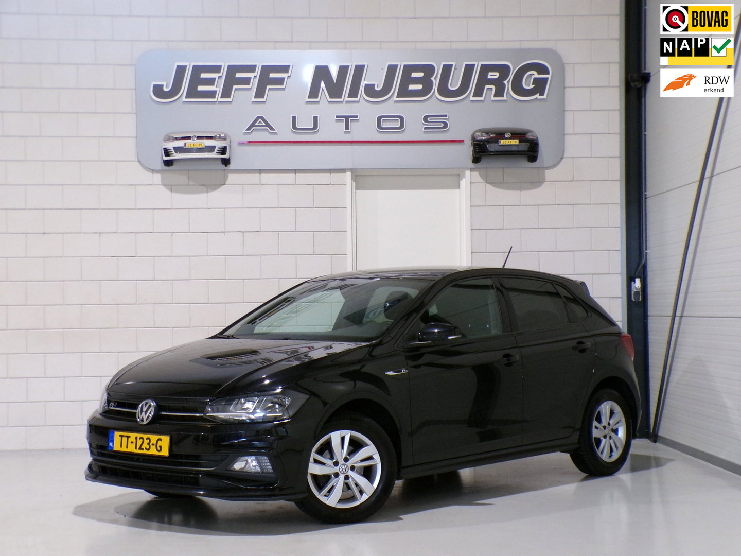Volkswagen Polo 1.0 TSI R-Line "Origineel NL!" Draadloze-Carplay Adaptive-Cruise Climatronic DAB+ Sportstoelen Navigatie Bluetooth
