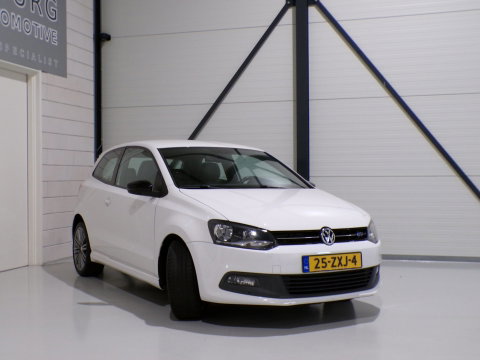 Volkswagen Polo 1.4 TSI BlueGT "Origineel NL!" Automaat! Garantie Navigatie Bluetooth Leer-Alcantara 17"Velgen Parkeersensoren