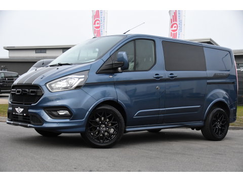 Ford Transit Custom 320 2.0 TDCI L1H1 Sport DC Camera, Cruise, Carplay, 170pk, 2 x Schuifdeur, Automaat, LED, Leder, Stoelverwarming, Uniek!