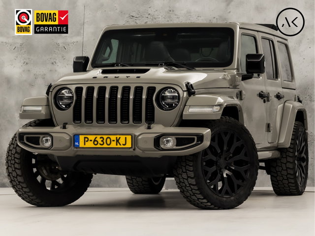 Jeep Wrangler - Unlimited 4xe 380 BRUTE Richmond Pure 380Pk Automaat (SKY ONE TOUCH, NAPPA LEDER, APPLE CARPLAY, CAMERA, STOELVERWARMING, KEYLESS, ADAPTIVE CRUISE, NIEUWSTAAT)