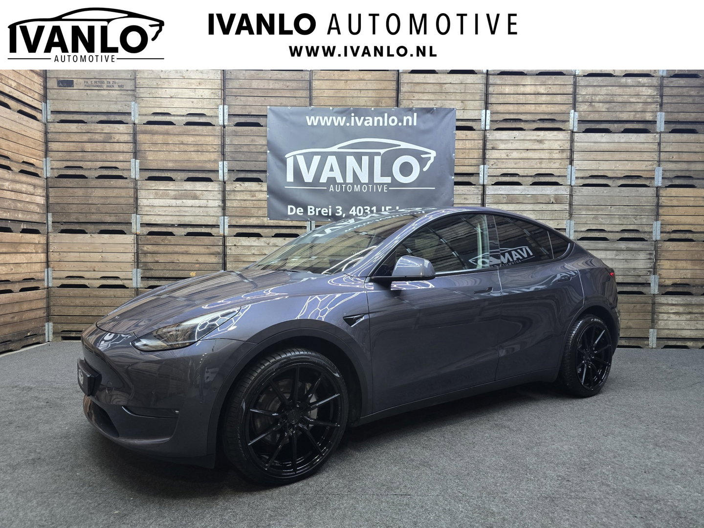Tesla Model Y Long Range AWD 75 kWh Clima Cruise 360 Leder LED 21"LM 90.4% SOH