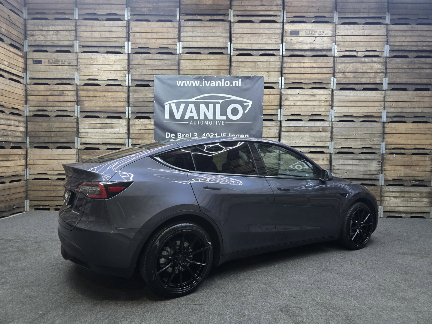 Tesla Model Y Long Range AWD 75 kWh Clima Cruise 360 Leder LED 21"LM 90.4% SOH