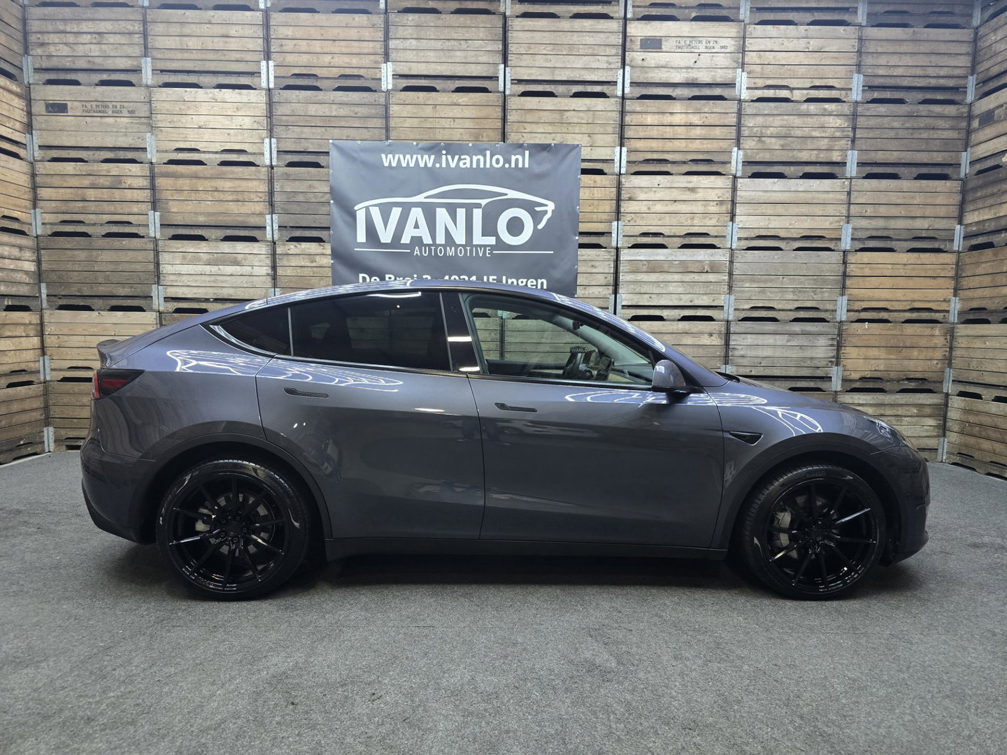 Tesla Model Y Long Range AWD 75 kWh Clima Cruise 360 Leder LED 21"LM 90.4% SOH