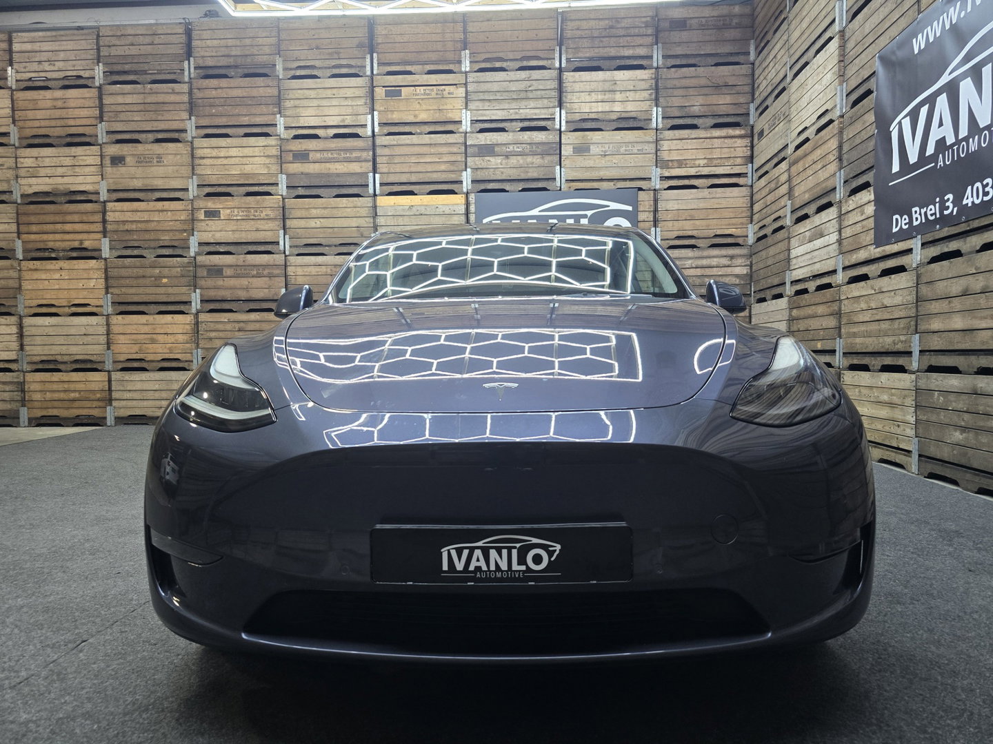 Tesla Model Y Long Range AWD 75 kWh Clima Cruise 360 Leder LED 21"LM 90.4% SOH