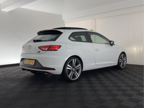SEAT Leon SC 2.0 TSI Cupra 290 Aut. *PANO | LEATHER-MICROFIBRE | FULL-LED | ADAPTIVE-CRUISE | HEATED-SPORTSEATS | SEAT-SOUND | CAMERA | PRIVACY-GLASS | SHIFT-PADDLES | DAB+ | ECC | PDC | 19''ALU*