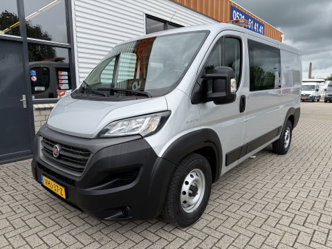 Fiat Ducato Maxi 35H 2.3 MultiJet 140pk L2H1 DC 5 persoons / vaste prijs rijklaar € 20.950 ex btw / cruise en climate control / trekhaak 3000 kg / achteruit rijcamera / euro 6 / bpm vrij