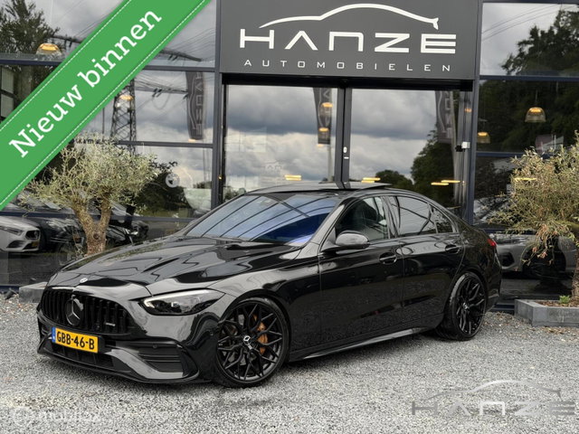 Mercedes-Benz C-Klasse - 300 AMG Pakket C63 S|Pano|ACC|360°|Sfeer|