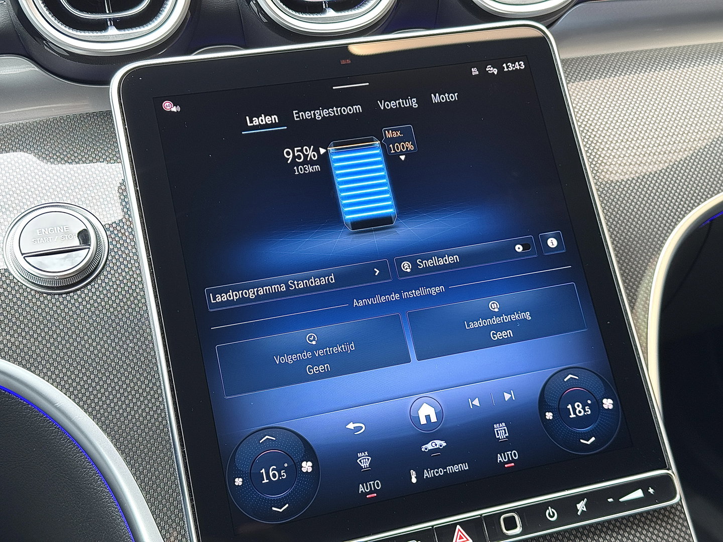 Mercedes-Benz C-Klasse 300 e Business Solution AMG | Burmester | Origineel Nederlands | Memory | Panoramadak | Digital Light | Elektrische Trekhaak | Head-Up | Leder |