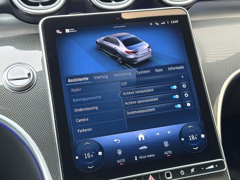 Mercedes-Benz C-Klasse 300 e Business Solution AMG | Burmester | Origineel Nederlands | Memory | Panoramadak | Digital Light | Elektrische Trekhaak | Head-Up | Leder |