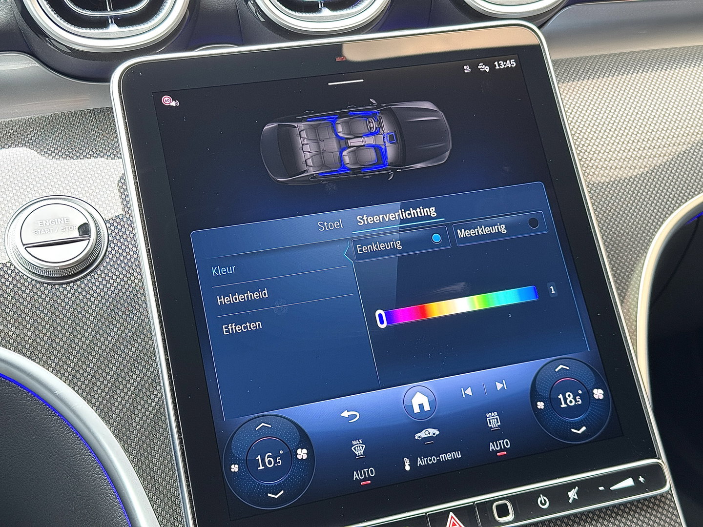 Mercedes-Benz C-Klasse 300 e Business Solution AMG | Burmester | Origineel Nederlands | Memory | Panoramadak | Digital Light | Elektrische Trekhaak | Head-Up | Leder |