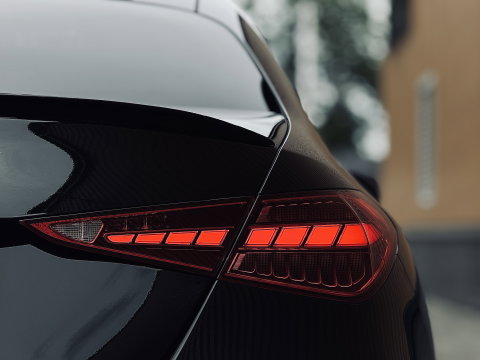Mercedes-Benz C-Klasse 300 e Business Solution AMG | Burmester | Origineel Nederlands | Memory | Panoramadak | Digital Light | Elektrische Trekhaak | Head-Up | Leder |