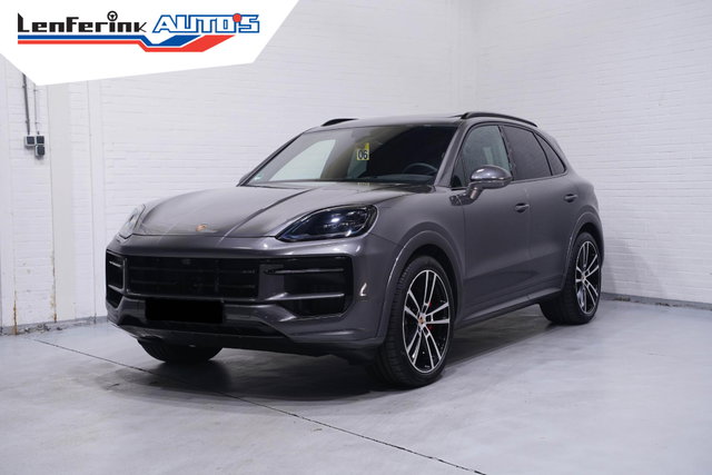 Porsche Cayenne - 4.0 V8 S ex bpm. pano-dak soft-close sportuitlaat luchtvering(PASM) electr.trekhaak stoelverwarming v+a en geventileerde voorstoelen exterieur-pakket DAB private-glas  22"lmv sport design sport-chrono Bose sounsystem 360-camera soft-close HUD ACC sportsto