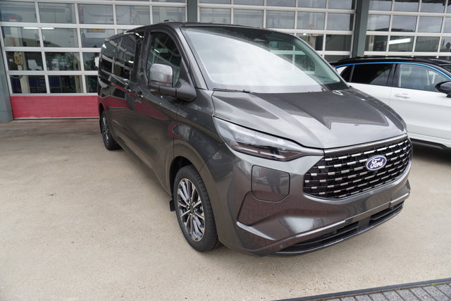 Ford Transit Custom - 340L 2.5 PHEV 233PK L2H1 Titanium X 8 Persoons PHEV Automaat Hybride | Airco | Adap. Cruise | Navi | Pano | Elek.Schuifdeur L+R