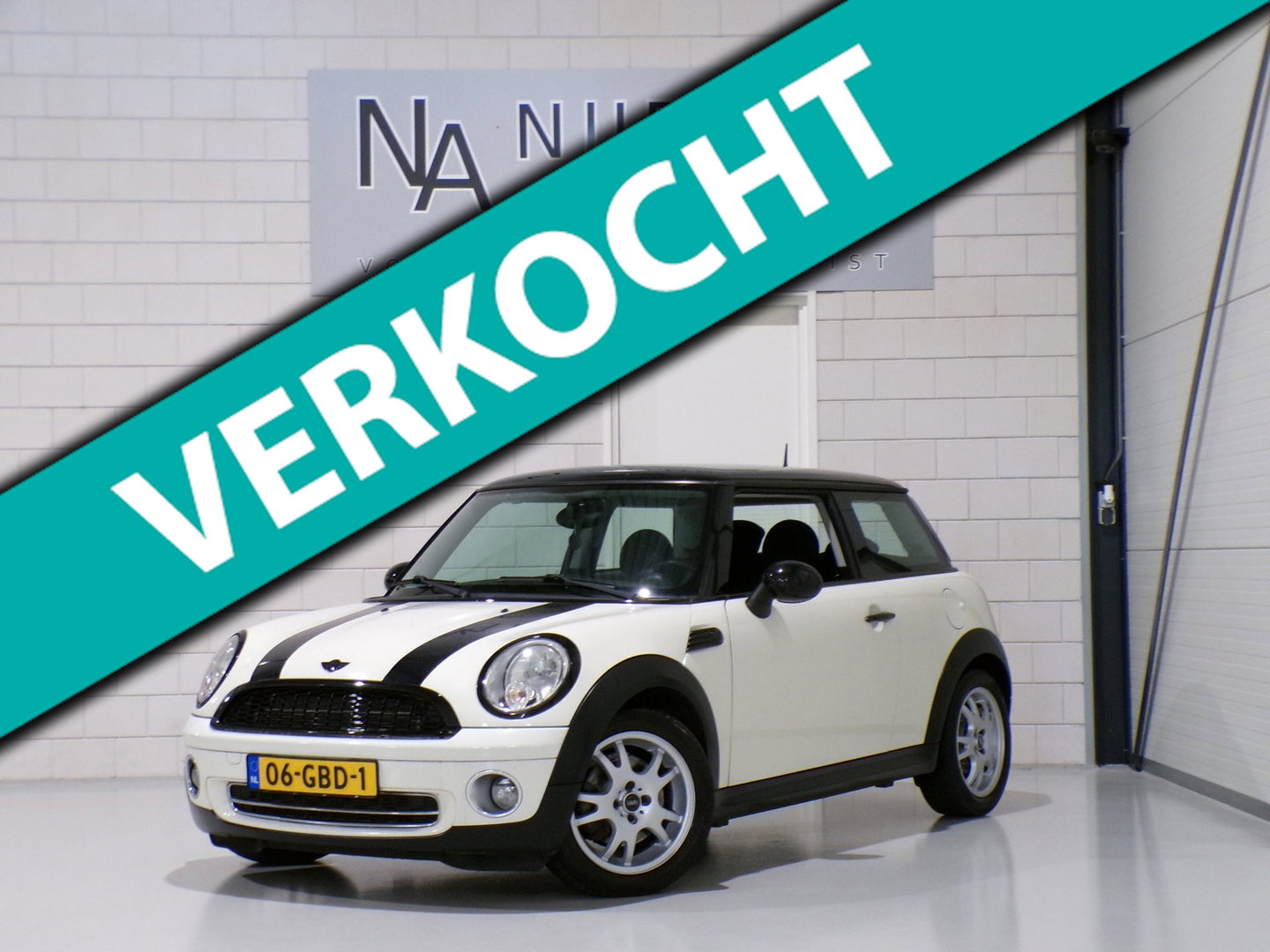MINI 1.6 Cooper Chili "Origineel NL!" Black Edition Airco Leer 16"Velgen Elektrische ramen I Nationale Auto Pas