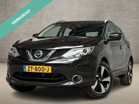 Nissan QASHQAI - 1.2 N-Connecta Automaat (PANORAMADAK, NAVIGATIE, 360 CAMERA, KEYLESS, GETINT GLAS, SPORTSTOELEN, CRUISE, ELEK PAKKET, NIEUWSTAAT)