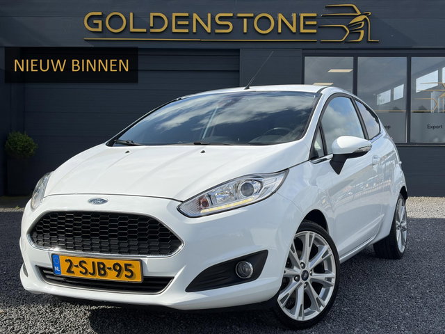 Ford Fiesta - 1.0 EcoBoost Titanium 2e Eigenaar,Navi,Clima,Cruise,Lm velgen,N.A.P,Dealer Onderhouden,Pdc,Nieuwe Apk bij Aflevering