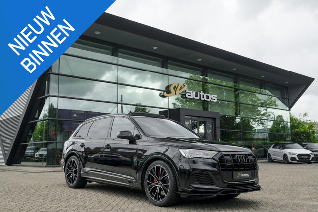 Audi Q7 - 60 TFSIe 455pk Competition Panoramadak RS-stoelen Trekhaak *SOH 87%* Laser led Softclose NLauto
