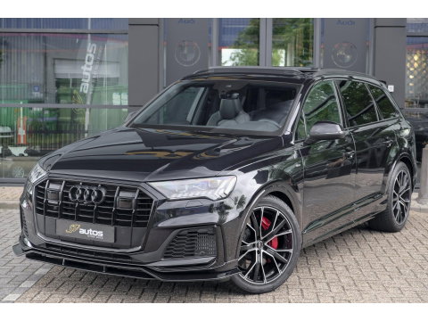 Audi Q7 60 TFSIe 455pk Competition Panoramadak RS-stoelen Trekhaak *SOH 87%* Laser led Softclose NLauto