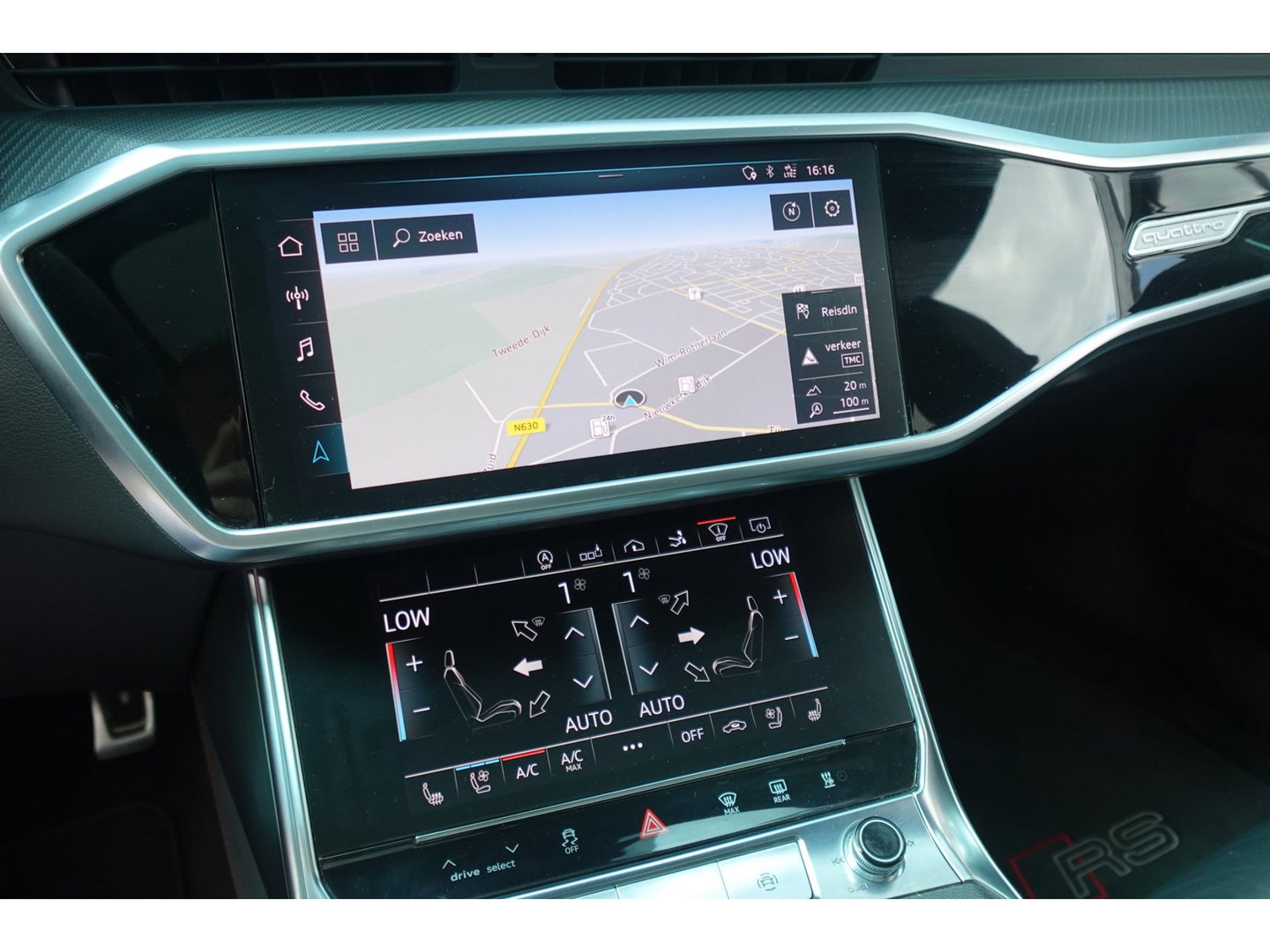 Audi A7 Sportback 4.0 TFSI RS 7 quattro HUD PANO 4-WIEL B&O SFEER STOELVERK STOELVERW MATRIX LIGHTSHOW ACC DCC