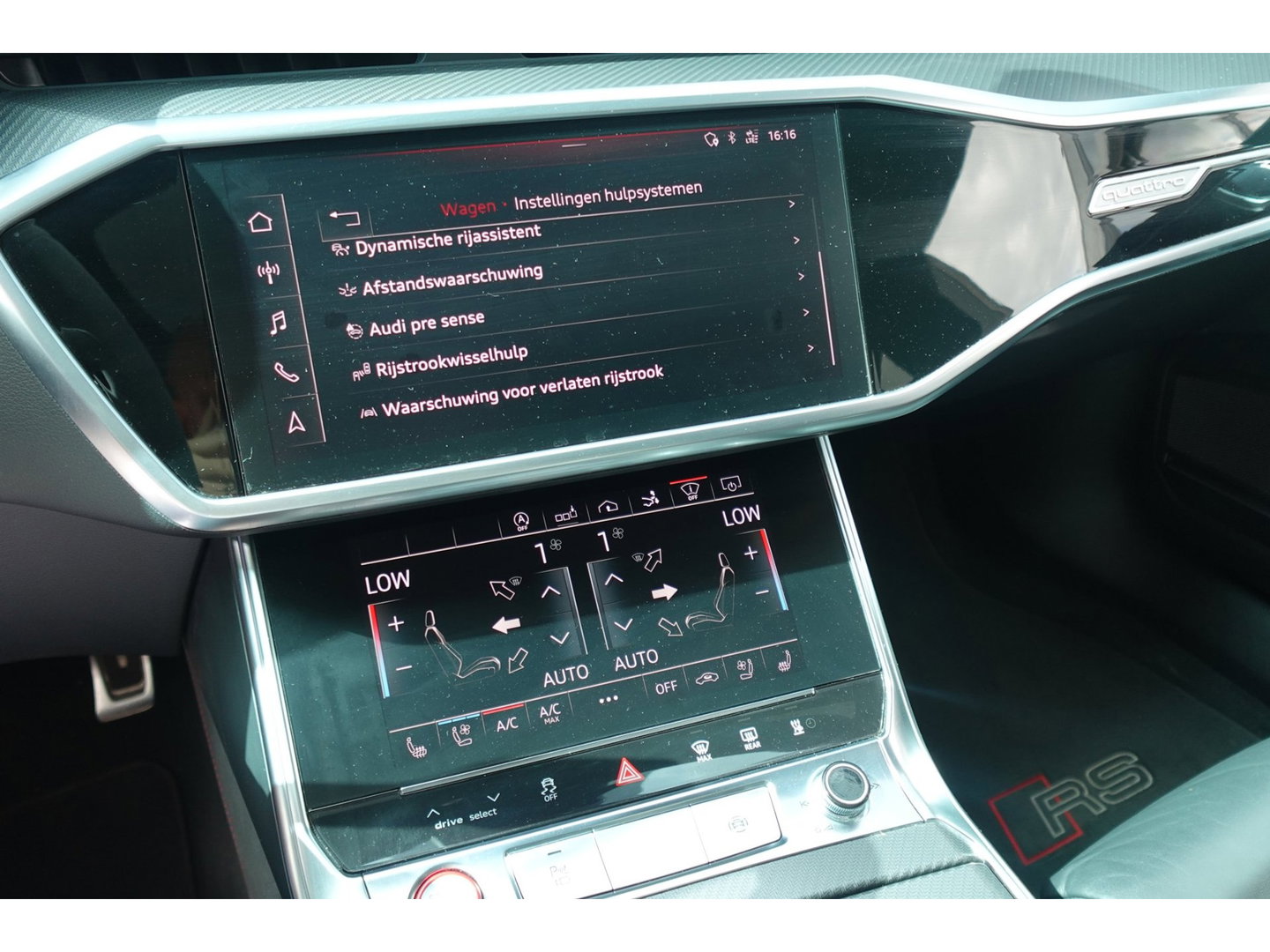 Audi A7 Sportback 4.0 TFSI RS 7 quattro HUD PANO 4-WIEL B&O SFEER STOELVERK STOELVERW MATRIX LIGHTSHOW ACC DCC