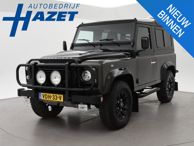 Land Rover Defender - 90" 2.2D 150 PK AUTOBIOGRAPHY GRIJS KENTEKEN *31.900 KM* UNIEK - TOPSTAAT - TWO-TONE