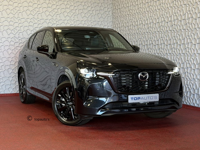 Mazda CX-60 - 2.5 e-SkyActiv PHEV HOMURA PANO SCHUIFDAK STOEL/STUUR.VERW/VENTILATIE HEADUP ELEK.STOEL AWD 4X4 4WD ✅ Top Auto's Wijchen. Al 30 Jaar verkoop van Mazda , Alle Modellen PHEV / HEV / BENZINE✅
